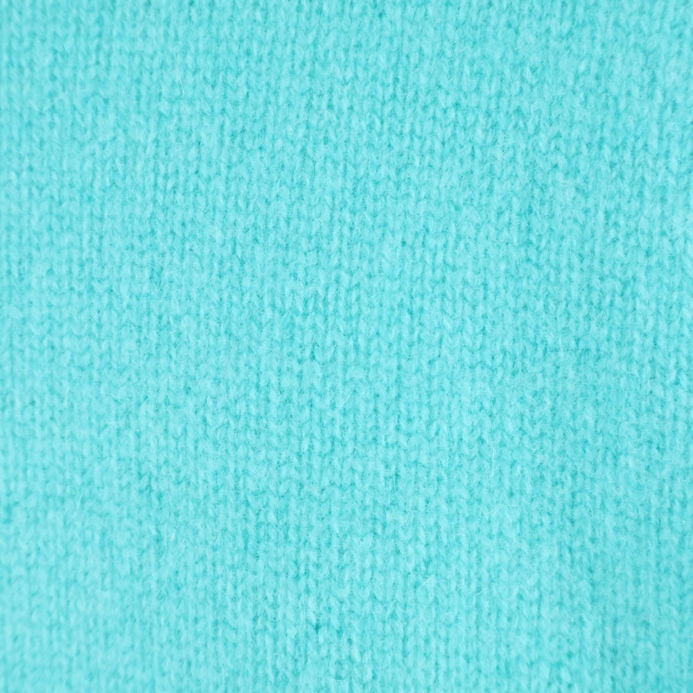 cash&barba(キャッシュ アンド バルバ) キャッシュベイビー クルーネック カシミヤニット セーター ブルー IMBSW001