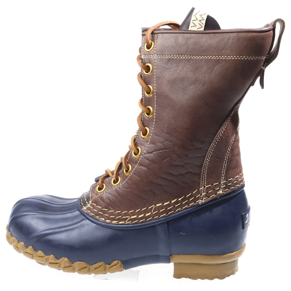 VISVIM(ヴィスヴィム) 24SS DECOY D.BOOTS-FOLK デコイ ダック フォルク レースアップ ハイカットブーツ ブラウン/ネイビー 0124102002011