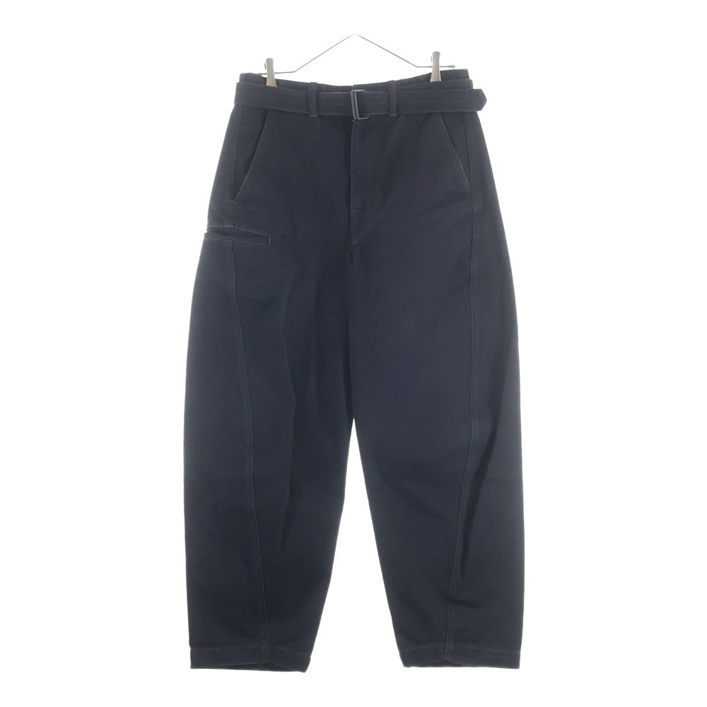 LEMAIRE(ルメール) 21AW TWISTED BELTED PANTS ツイステッド ベルテッド ジップフライデニムパンツ ブラック M213 PA137 LD069