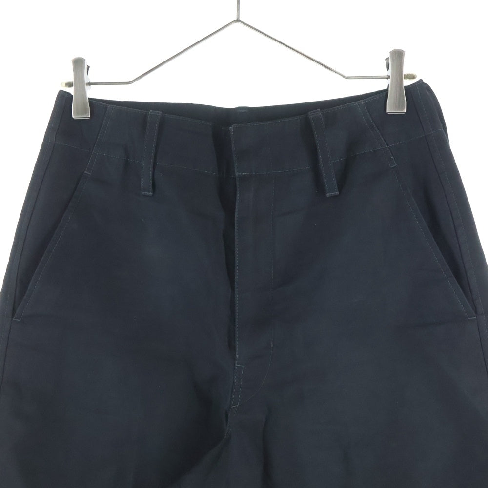 LEMAIRE(ルメール) BIG CHINO PANTS リネン混 ビッグチノパンツ ブラック PA1207 LF1350