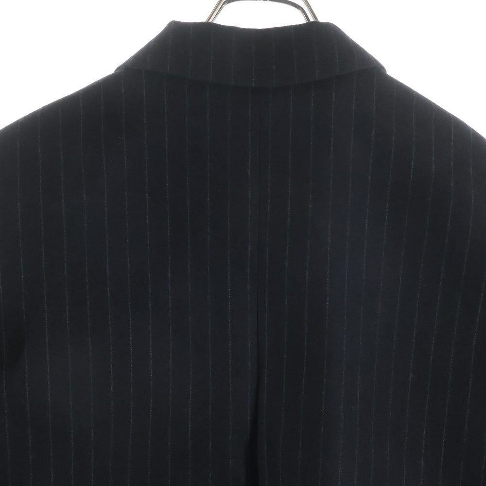 Sacai(サカイ) 23AW CHALK STRIPE JACKET 変形デザイン ショート丈 ストライプ テーラードジャケット ブラック 23-06981 レディース