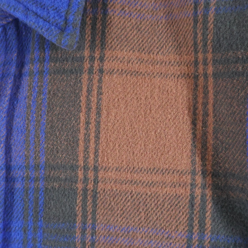 SUPREME(シュプリーム) 19AW Heavyweight Flannel Shirt ヘビーウェイト フランネルチェック 長袖シャツ ブルー/ブラウン