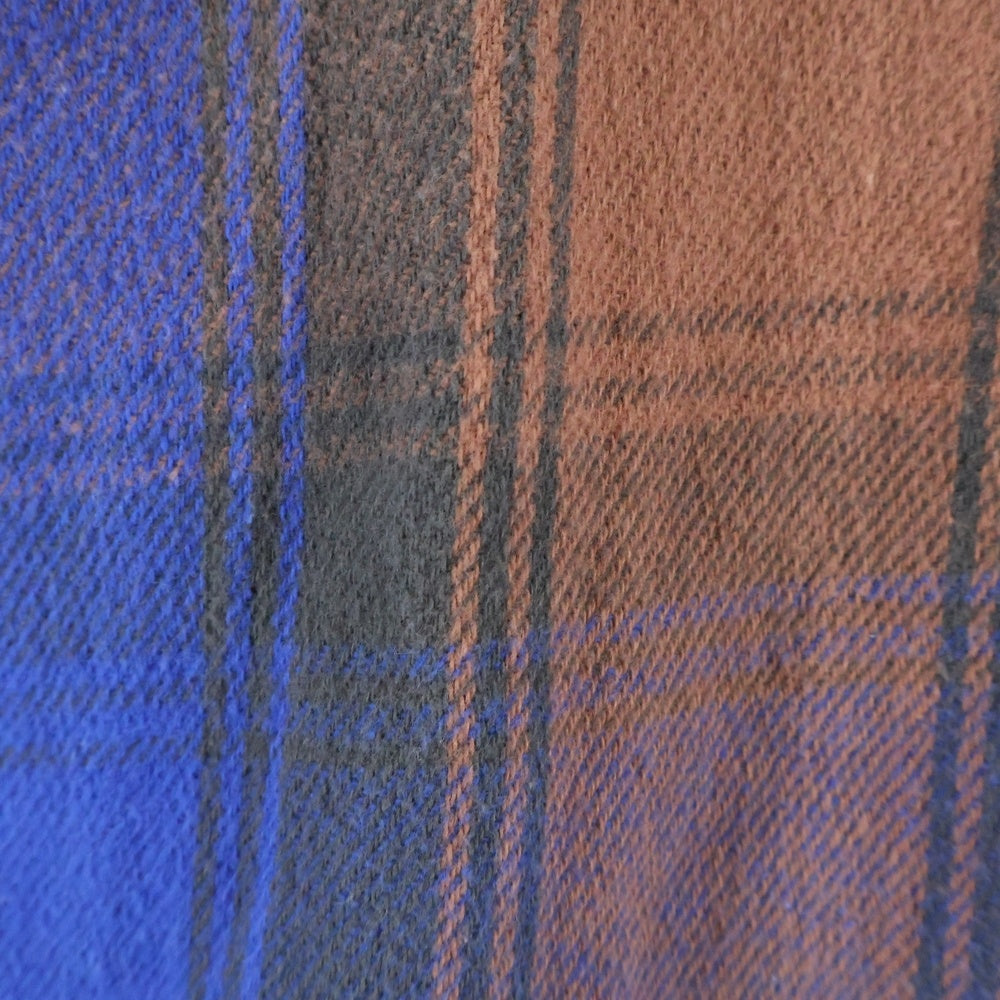 SUPREME(シュプリーム) 19AW Heavyweight Flannel Shirt ヘビーウェイト フランネルチェック 長袖シャツ ブルー/ブラウン