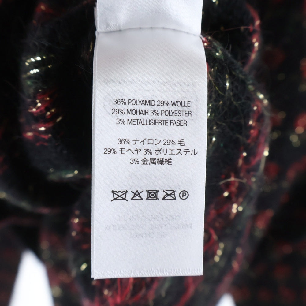 SUPREME(シュプリーム) 25AW Flowers Metallic Sweater フラワーズ メタリック ニットスウェット セーター ブラック/レッド