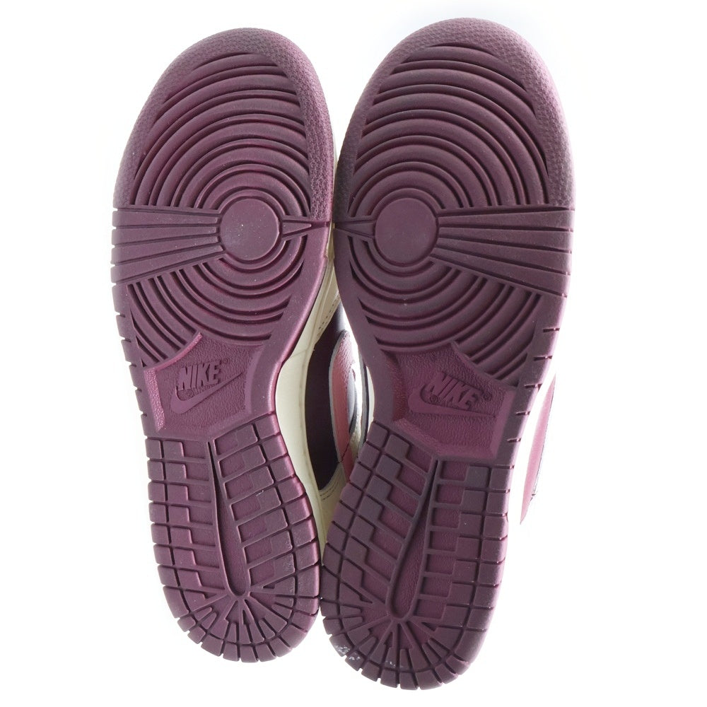 NIKE(ナイキ) DUNK LOW VALENTINE'S DAY ダンク ヴァレンタインデイ ローカットスニーカー バーガンディー/ベージュ US9/27cm DR9705-100