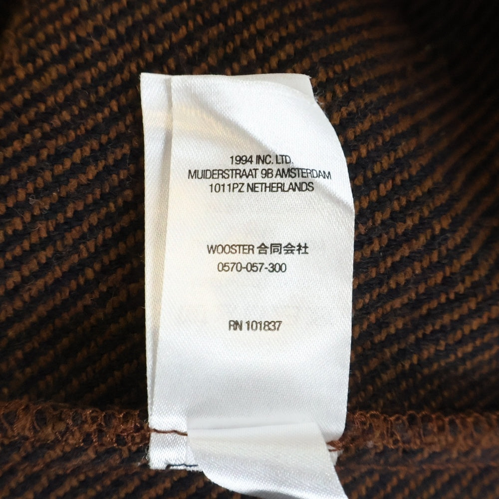 SUPREME(シュプリーム) 22AW Brushed Flannel Twill Shirt ブラッシュドフランネルツイル 長袖シャツ ブラウン