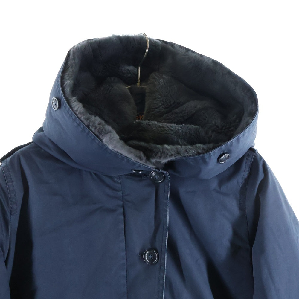 WOOLRICH(ウールリッチ) LITERARY REX PARKA リテラリーレックス ライナー付き ボアフーデッドダウンコート ジャケット ネイビー WWCPS2629D