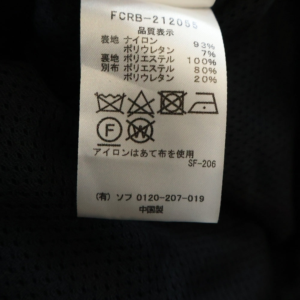F.C.R.B./F.C.Real Bristol/FCRB(エフシーアールビー/エフシーレアルブリストル) 21AW LYCRA HOODED BLOUSON ライクラ ジップアップフーデッドジャケット ネイビー FCRB-212055