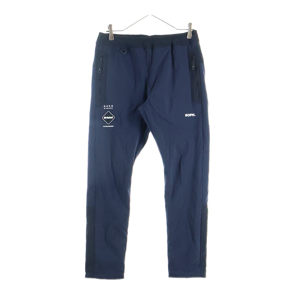F.C.R.B./F.C.Real Bristol/FCRB(エフシーアールビー/エフシーレアルブリストル) 21AW LYCRA TRACK PANTS ライクラ ナイロントラックパンツ ネイビー FCRB-212057