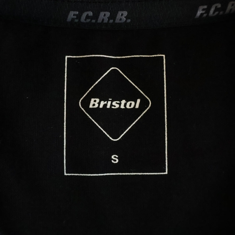 F.C.R.B./F.C.Real Bristol/FCRB(エフシーアールビー/エフシーレアルブリストル) 21AW MLB TOUR BW TEAM TEE MLBツアー チーム刺繍Tシャツ 半袖クルーネックカットソー ブラック FCRB-212115