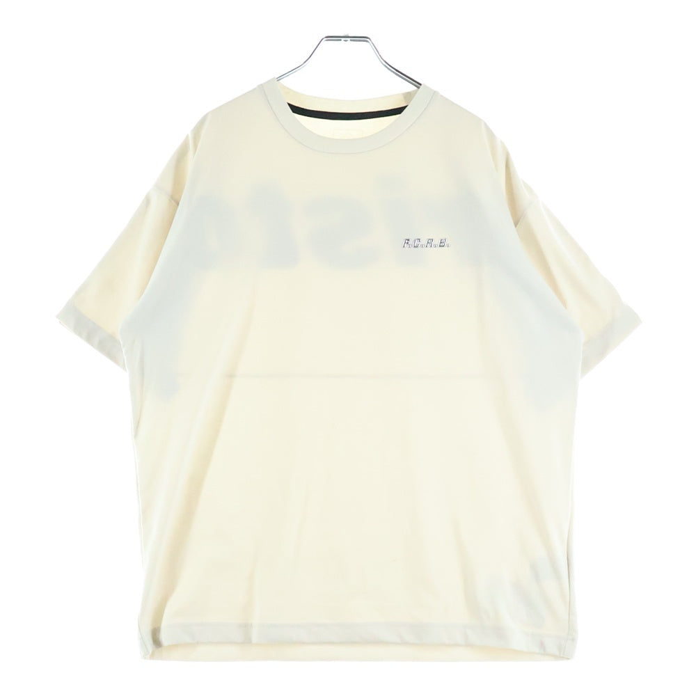 F.C.R.B./F.C.Real Bristol/FCRB(エフシーアールビー/エフシーレアルブリストル) 25SS BIG LOGO S/S BAGGY TEE バックビッグロゴプリントTシャツ 半袖クルーネックカットソー ベージュ FCRB-250085