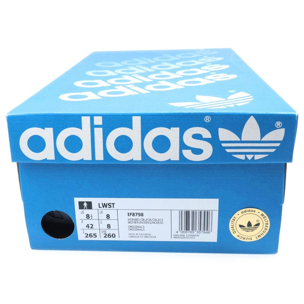 adidas(アディダス) LWST ロースーツ スウェードレザー ローカットスニーカー ベージュ/ブラック US8.5/26.5cm IF8798