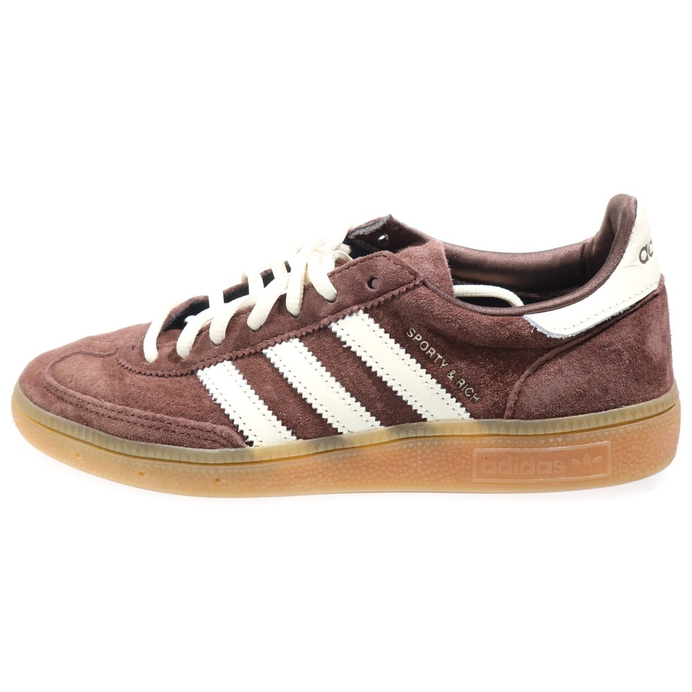 adidas(アディダス) ×SPORTY&RICH HANDBALL SPEZIAL スポーティアンドリッチ ハンドボール スペツィアル ローカットスニーカー レディース ブラウン US6/24cm IH2612