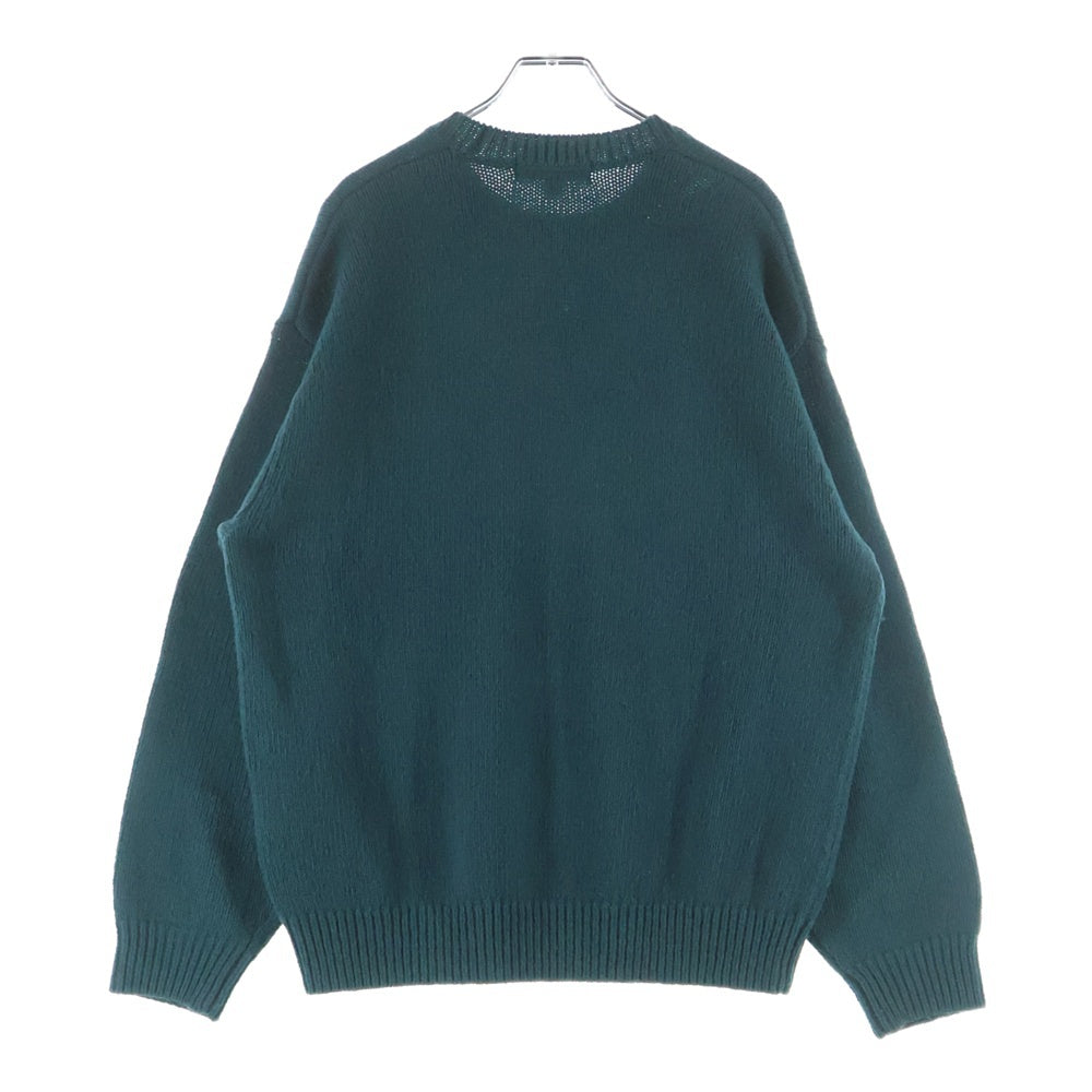 SUPREME(シュプリーム) 25AW Contrast Logo Sweater コントラストロゴ クルーネックニットスウェット セーター グリーン