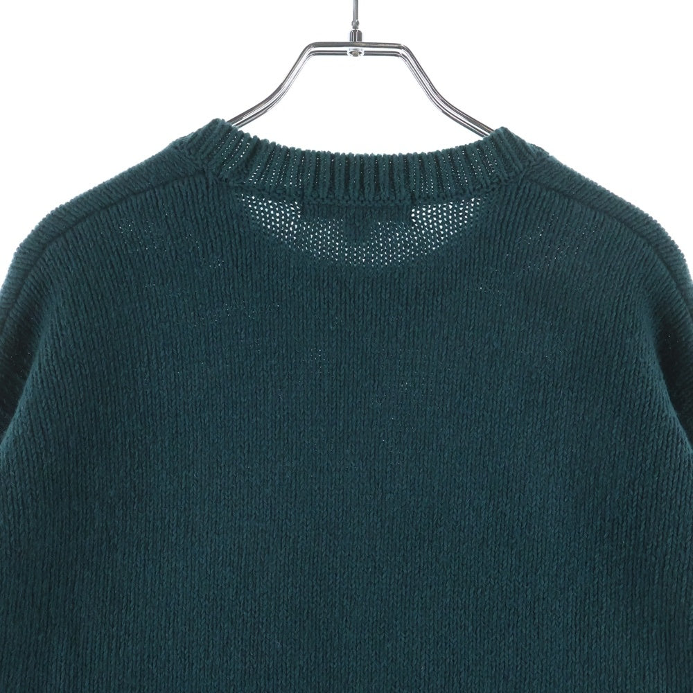 SUPREME(シュプリーム) 25AW Contrast Logo Sweater コントラストロゴ クルーネックニットスウェット セーター グリーン