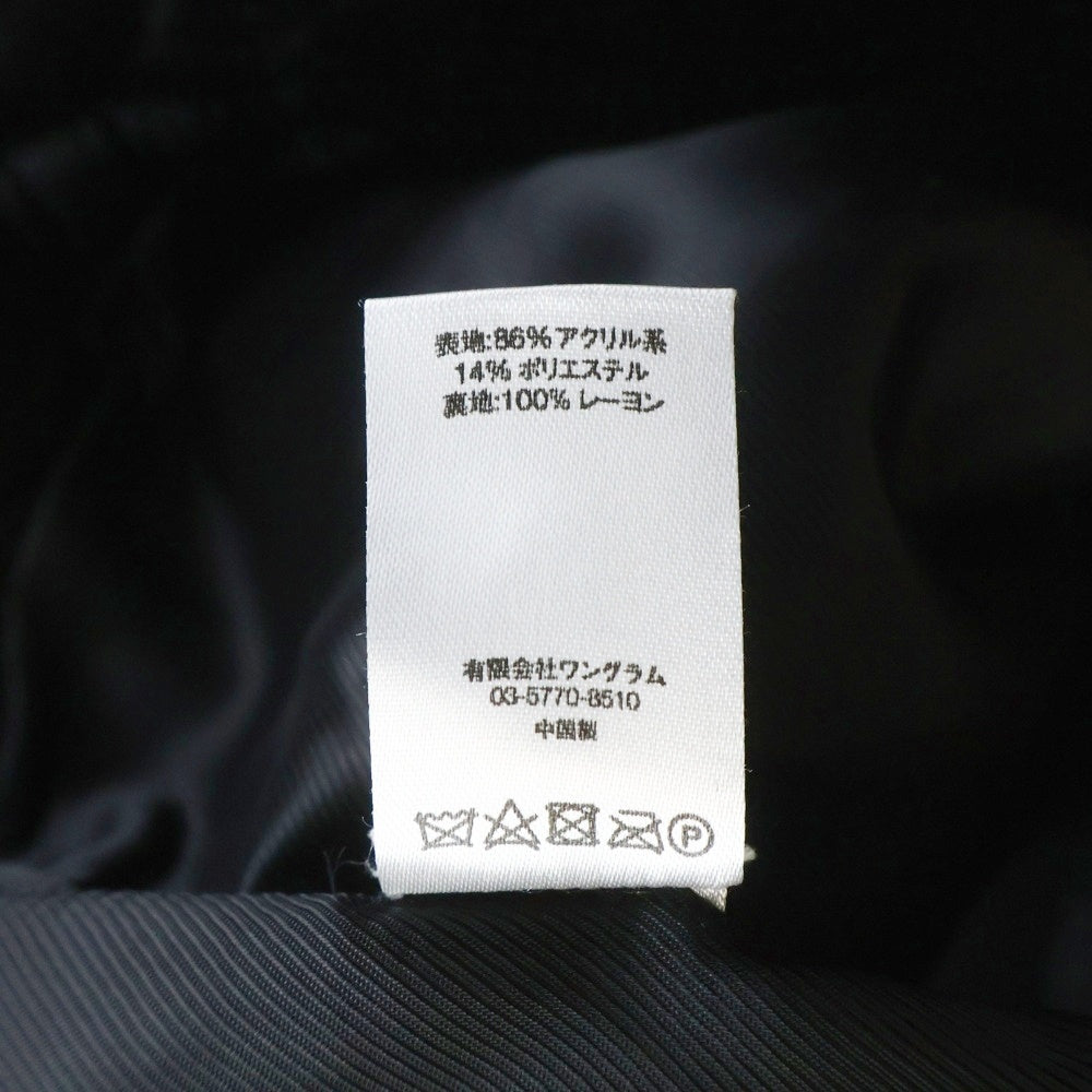 SUPREME(シュプリーム) 17SS Fake Fur Bomber Jacket Black バックロゴデザイン フォウファー ボンバー ジャケット ブラック