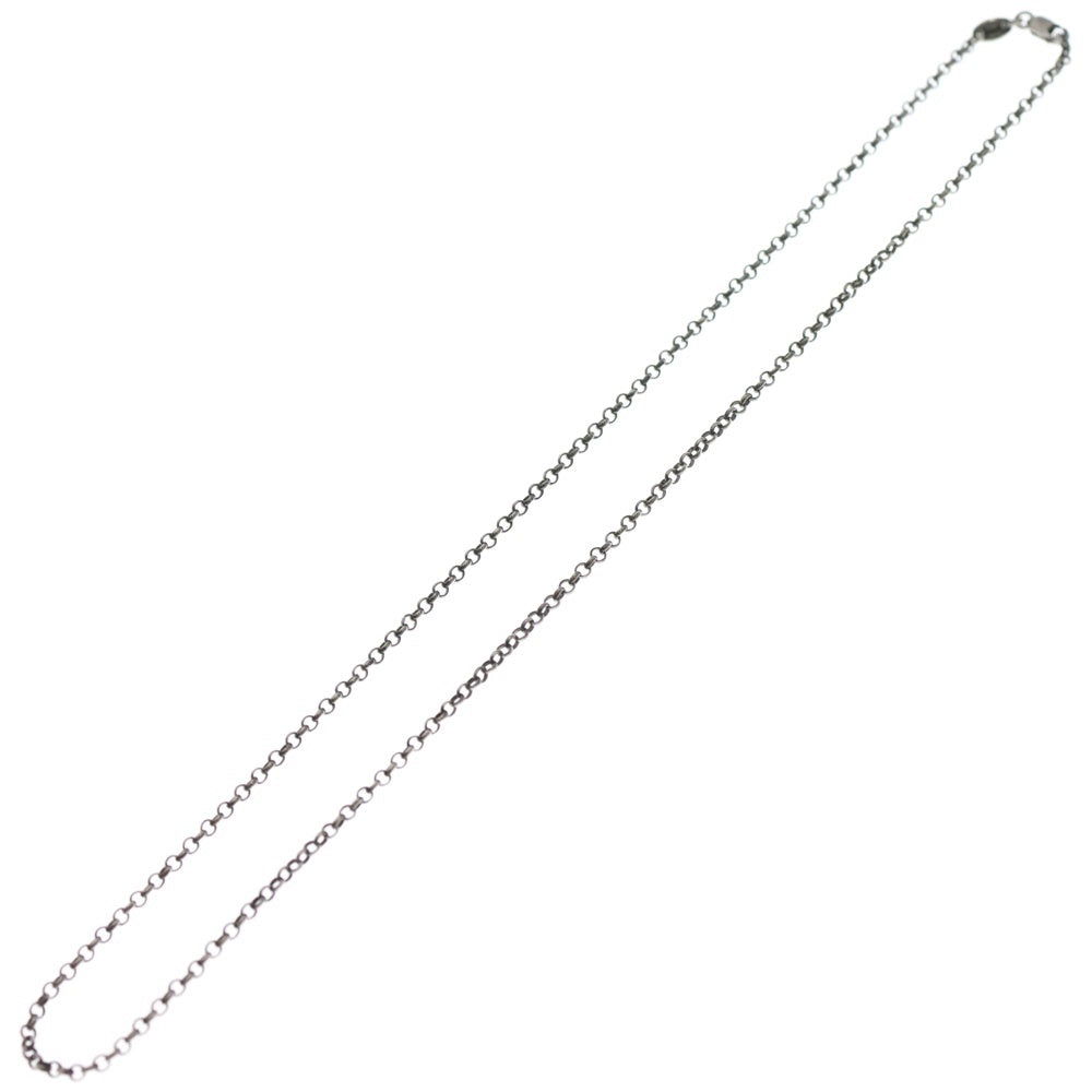 CHROME HEARTS(クロムハーツ) NECKCHAIN R18 ロールチェーンネックレス 18inch シルバー BCA083