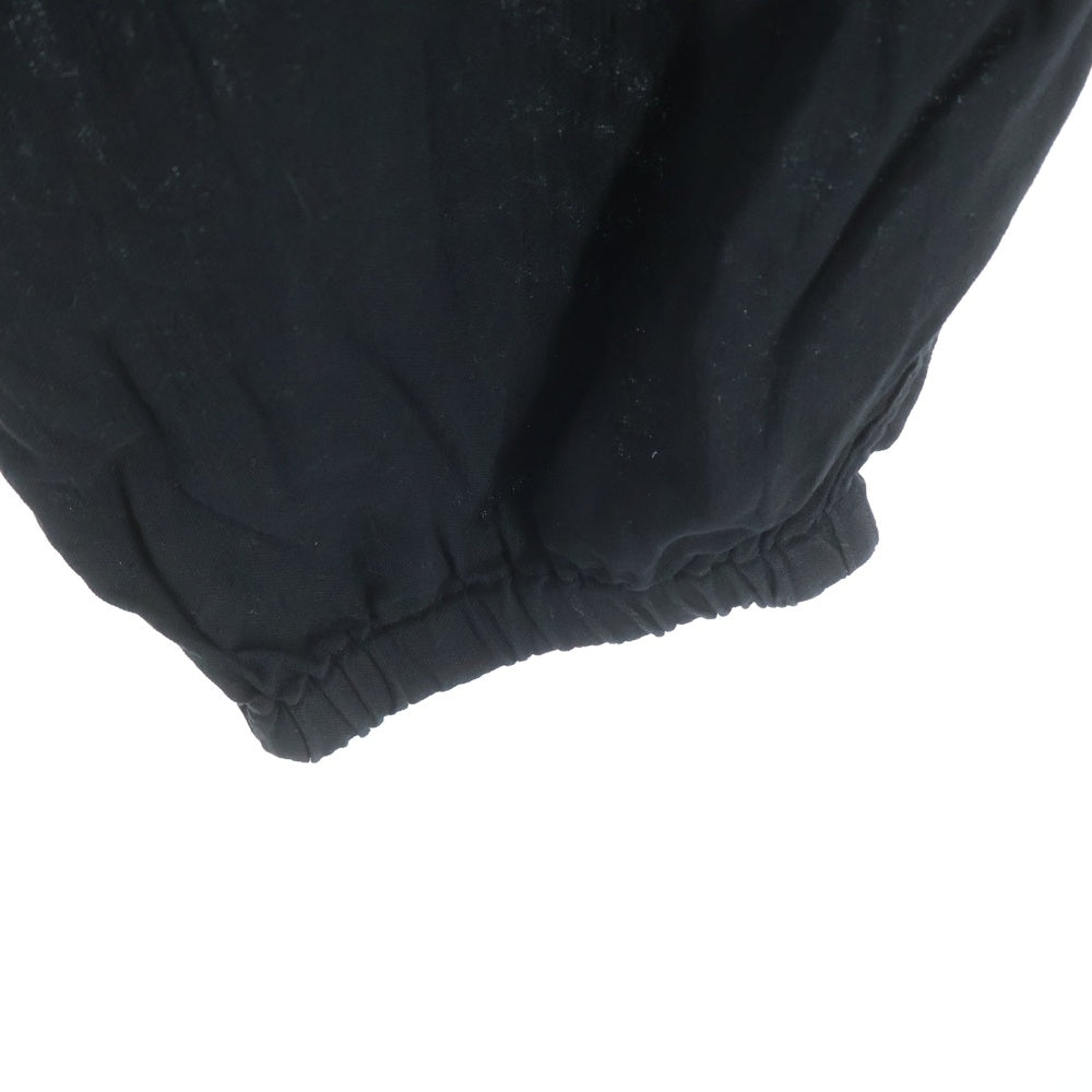 COMOLI(コモリ) 24SS オックス ドローストリングパンツ コットン イージーパンツ ブラック Z01-03022