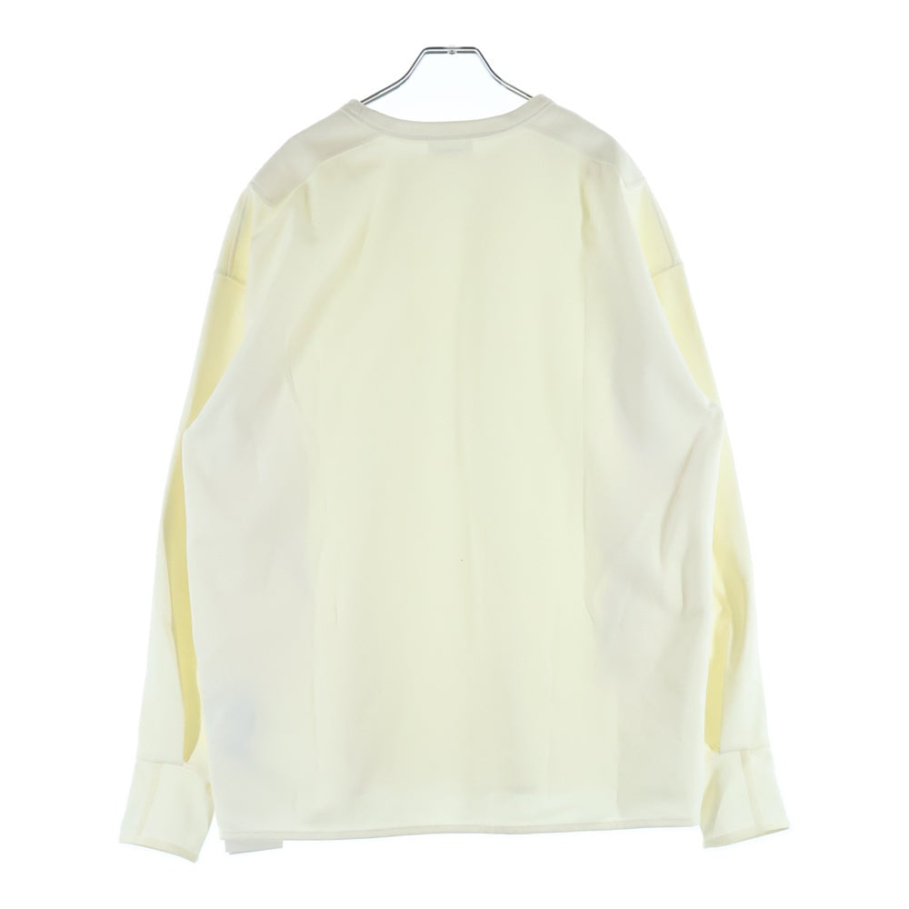 THE RERACS(ザ リラクス) 22AW LON6 SLEEVE COMAND T-SHIRT コマンド クルーネック カットソー 長袖Tシャツ ホワイト 22FW-RECS-368-J