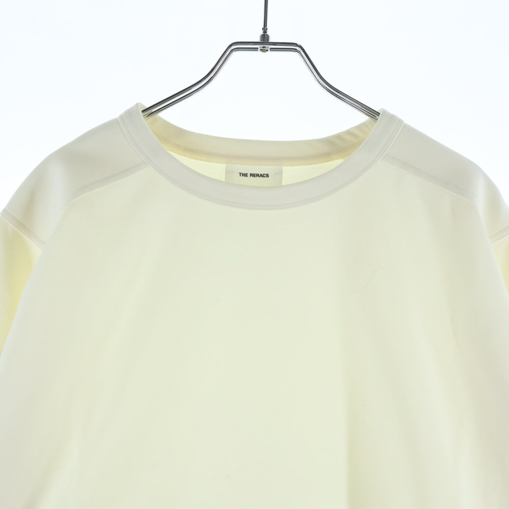 THE RERACS(ザ リラクス) 22AW LON6 SLEEVE COMAND T-SHIRT コマンド クルーネック カットソー 長袖Tシャツ ホワイト 22FW-RECS-368-J