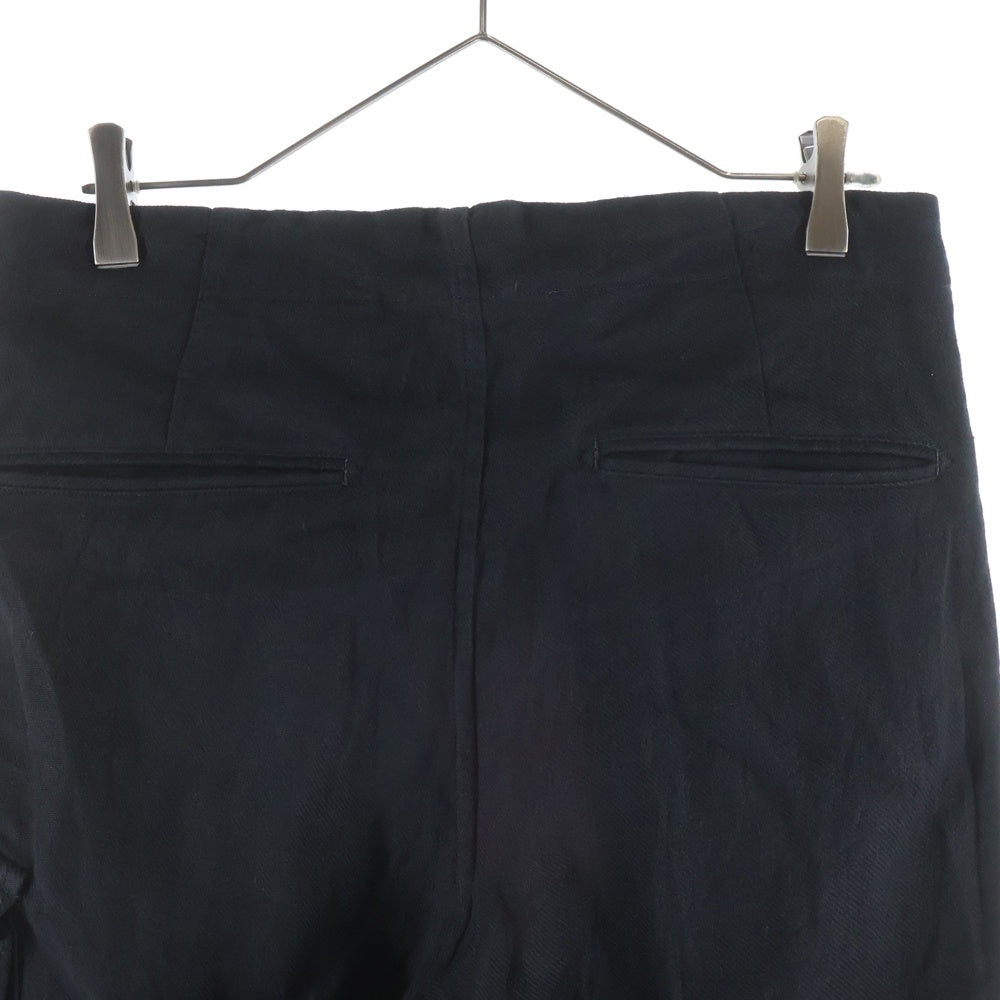 blurhms(ブラームス) 22SS LINEN TWILL 5P EASY PANTS リネンツイル ファイブポケット ドローストリング イージーパンツ ブラック BHS22S007