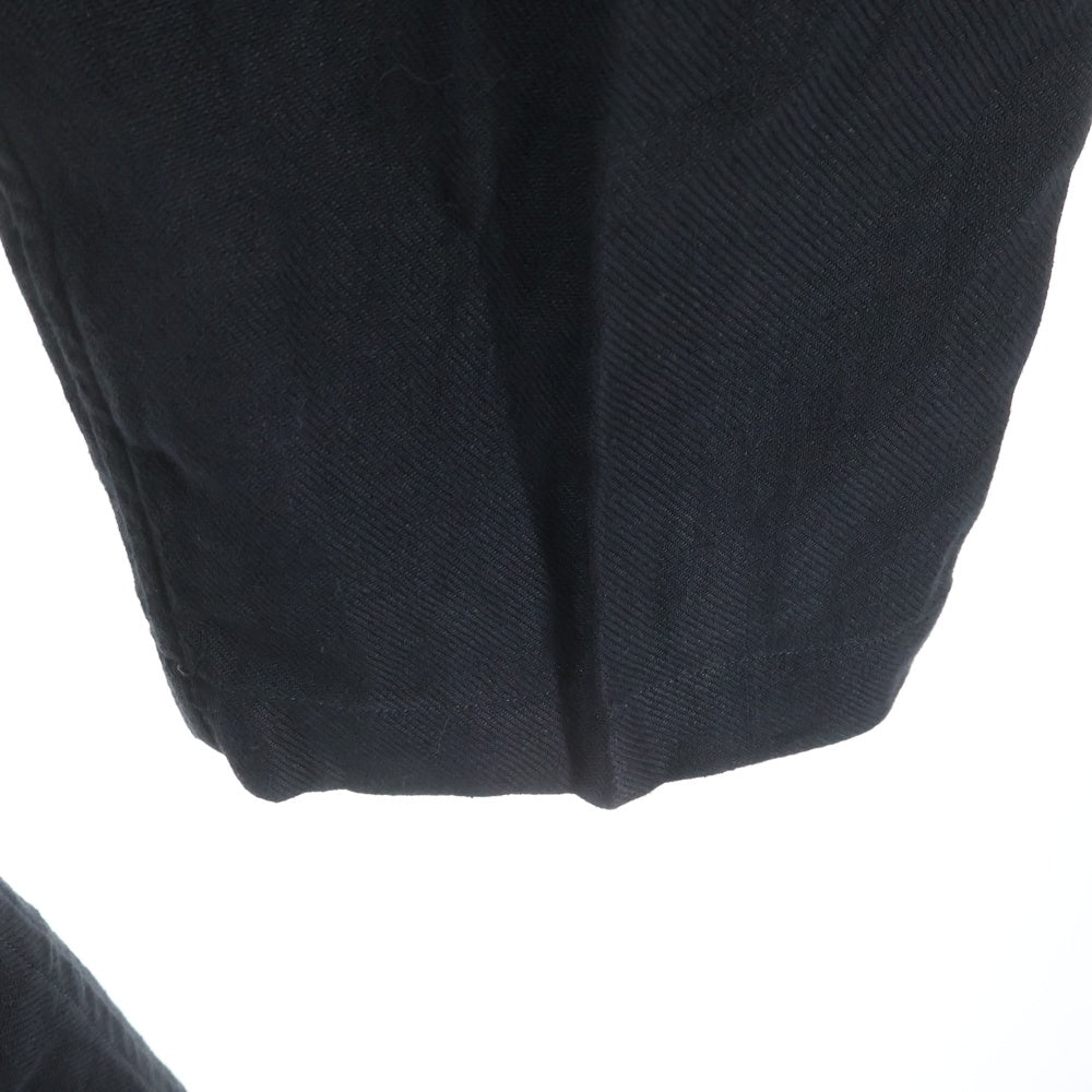 blurhms(ブラームス) 22SS LINEN TWILL 5P EASY PANTS リネンツイル ファイブポケット ドローストリング イージーパンツ ブラック BHS22S007