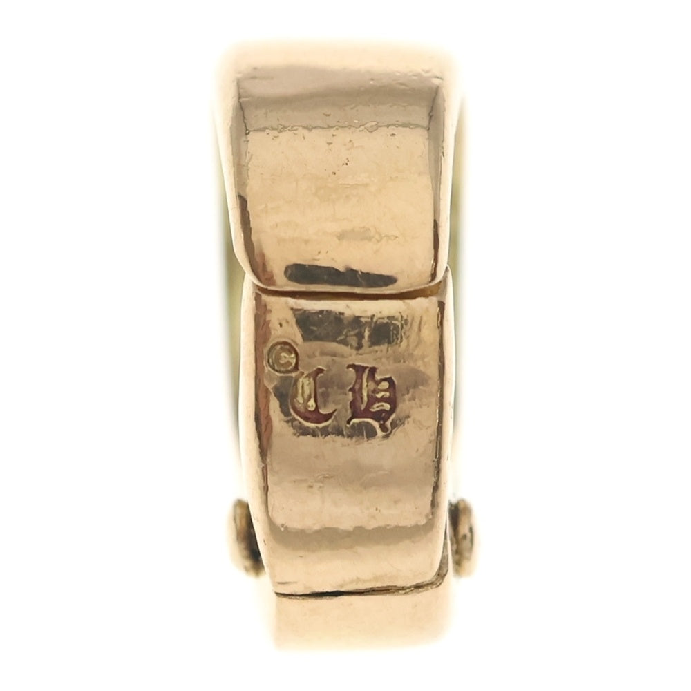 CHROME HEARTS(クロムハーツ) 22K PLAIN BALE プレーンベイル ネックレストップ ゴールド