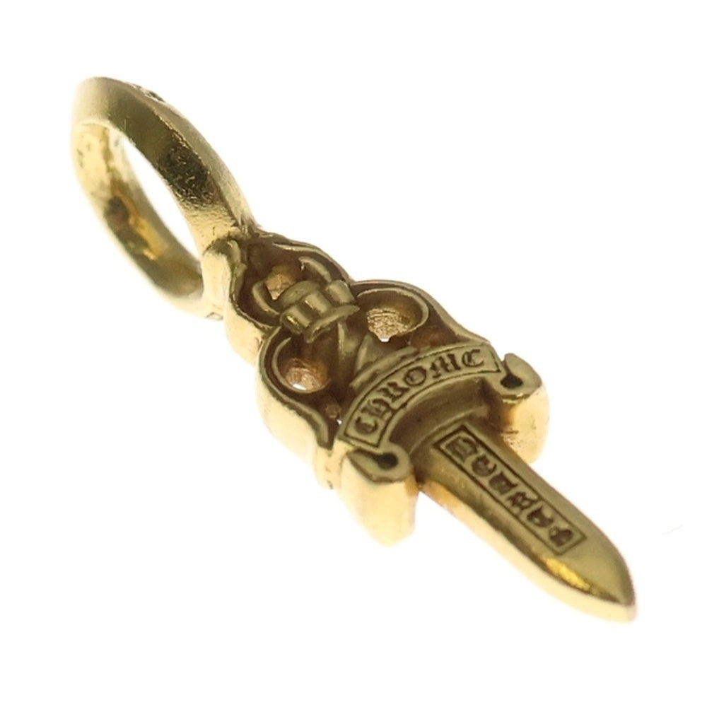 CHROME HEARTS(クロムハーツ) 22K STACK DAGGER V2 ダガースタックチャーム ペンダントトップ ゴールド