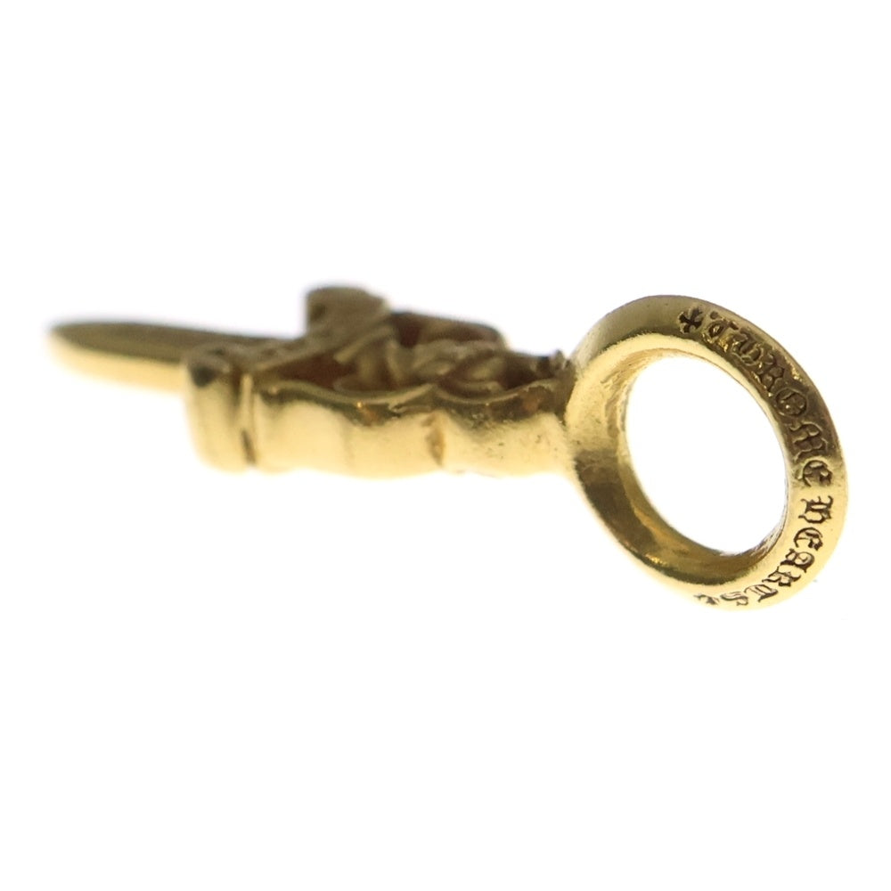 CHROME HEARTS(クロムハーツ) 22K STACK DAGGER V2 ダガースタックチャーム ペンダントトップ ゴールド