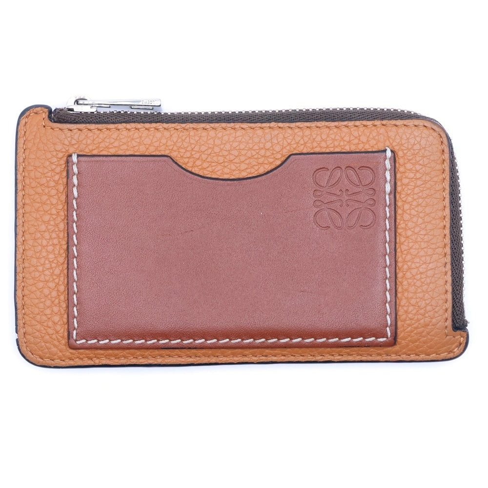 LOEWE(ロエベ) アナグラム レザー コインケース ブラウン レディース