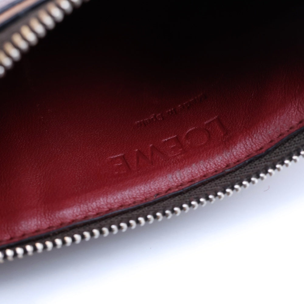 LOEWE(ロエベ) アナグラム レザー コインケース ブラウン レディース