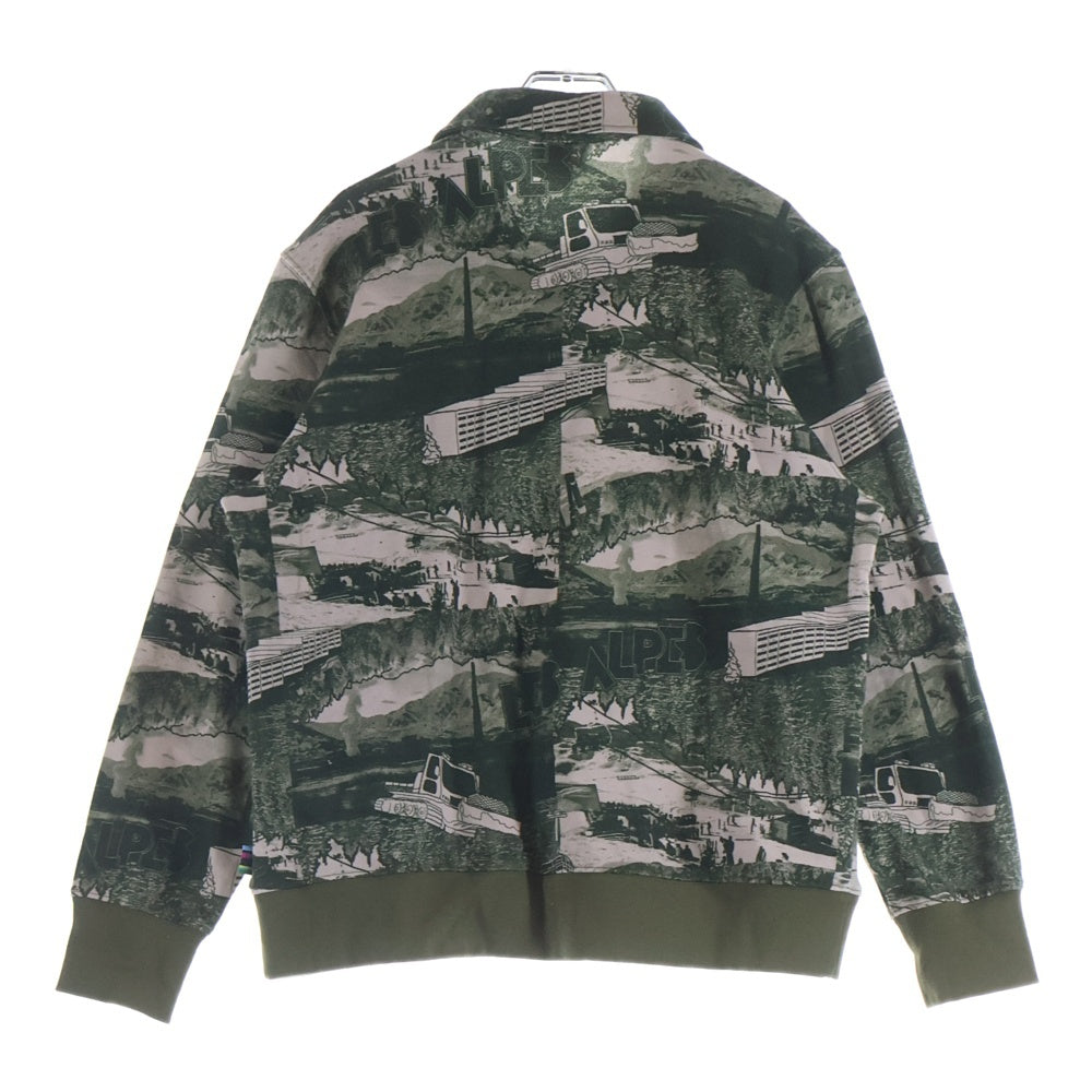 Paul Smith(ポールスミス) LES ALPES レザルプ ハーフボタン 長袖ポロスウェット グリーン 222522 767X