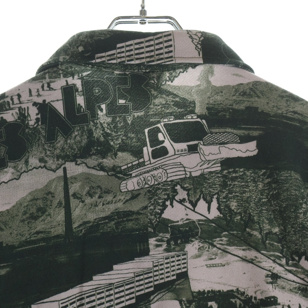 Paul Smith(ポールスミス) LES ALPES レザルプ ハーフボタン 長袖ポロスウェット グリーン 222522 767X