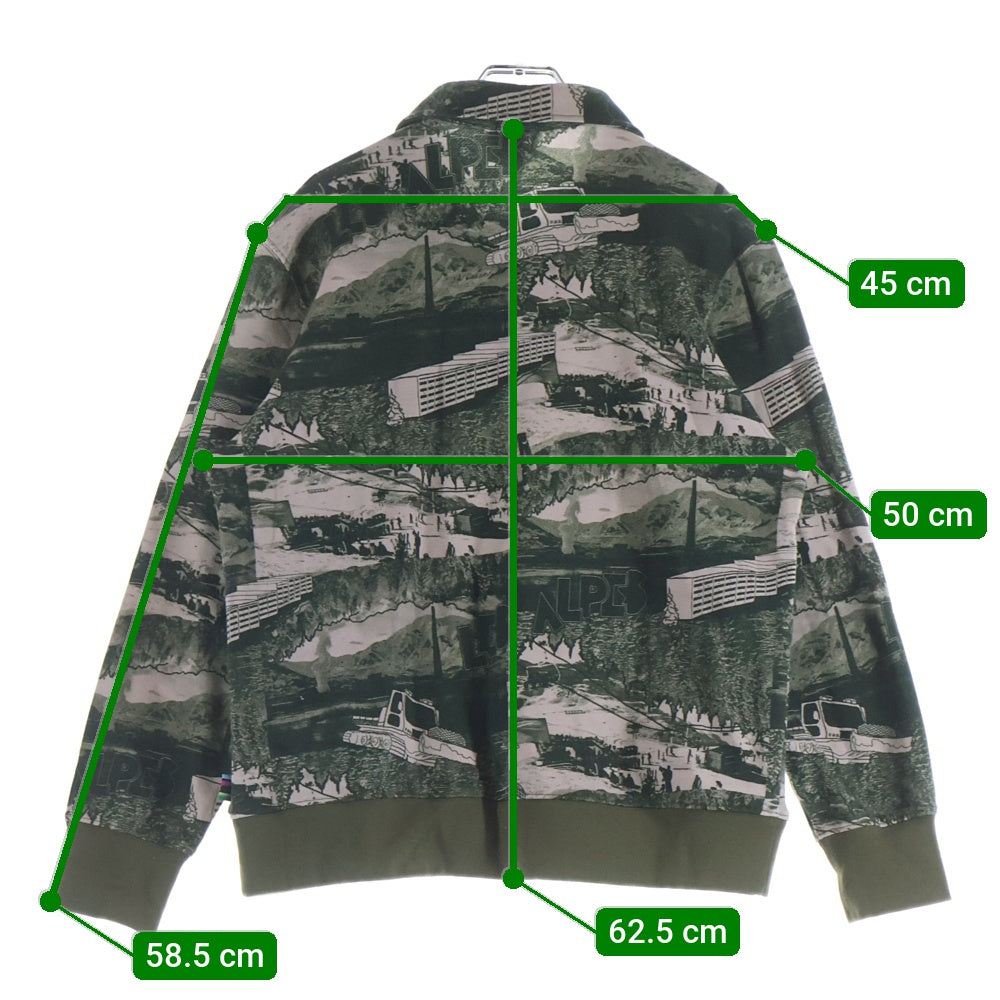 Paul Smith(ポールスミス) LES ALPES レザルプ ハーフボタン 長袖ポロスウェット グリーン 222522 767X