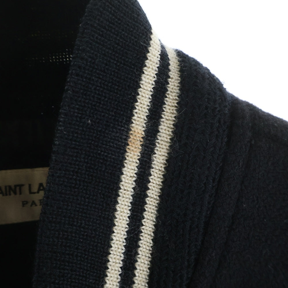 SAINT LAURENT PARIS(サンローランパリ) Teddy Jacket テディジャケットスタジャン ブラック 354718 YYL80