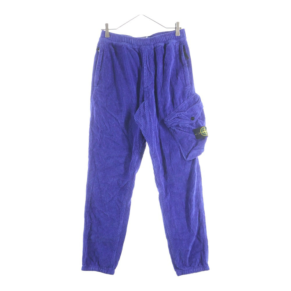 STONE ISLAND(ストーンアイランド) ドローストリング コーデュロイ トレーナーカーゴパンツ ネイビー 751530811