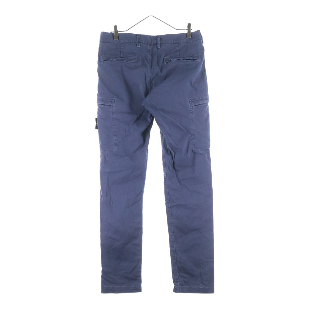 STONE ISLAND(ストーンアイランド) PANTALON CARGO パンタロン ジップフライ コットンパンツ ネイビー 7315321L1