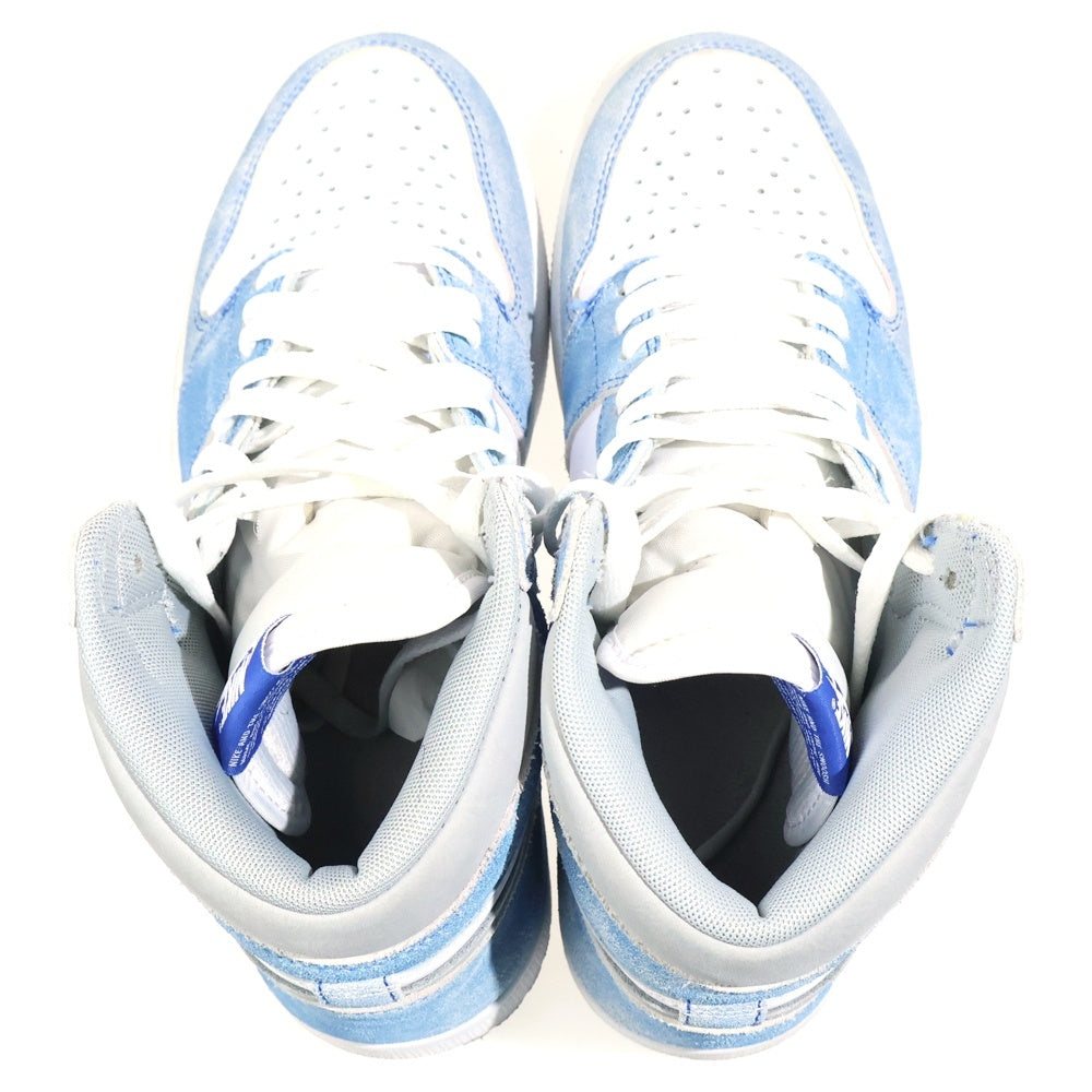 NIKE(ナイキ) AIR JORDAN 1 HIGH OG HYPER ROYAL エアジョーダン1 ハイパーロイヤル ハイカットスニーカー シューズ ホワイト/ブルー US9/27cm 555088-402