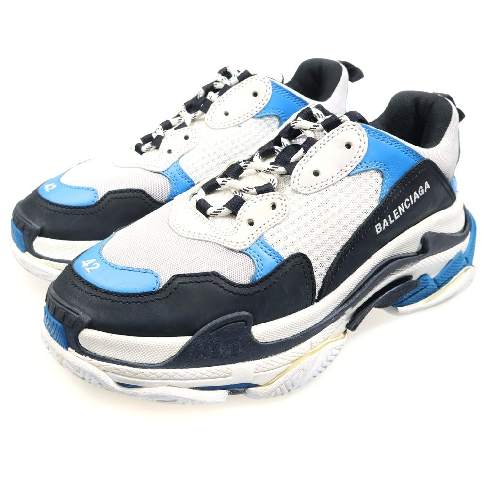 BALENCIAGA(バレンシアガ) TRIPLE S トリプルエス ローカットスニーカー ホワイト/ブルー/ブラック 536737