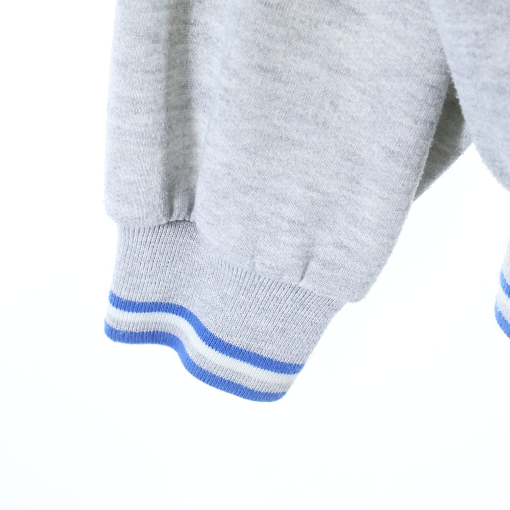 Christian Dior MONSIEUR(クリスチャンディオールムッシュ) ロゴエンブロイダリーデザイン リブカラー切り替え ジップアップジャケット グレー