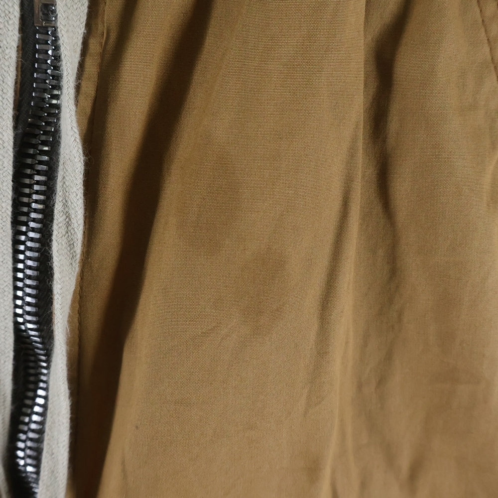 Rick Owens(リックオウエンス) 21SS PHLEGETHON BELA TROUSERS フレゲトン ベラ ドローストリング ジップアップ ナイロンパンツ ブラウン RU21S6361-TE