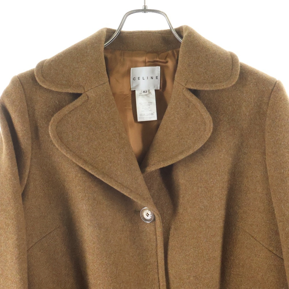 CELINE(セリーヌ) カシミヤ混 ウールトレンチコート キャメル 2 8052 /0190