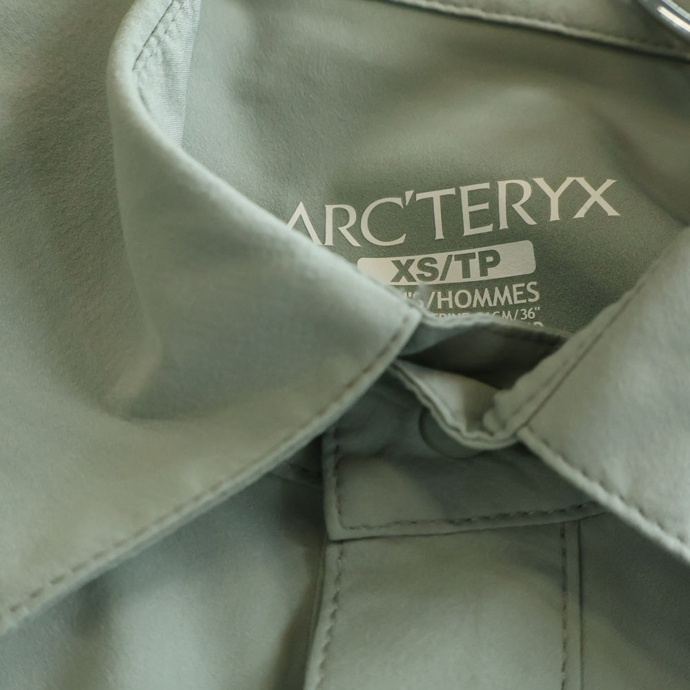 ARC'TERYX(アークテリクス) バックプリント 1ポケット 半袖シャツ カーキ