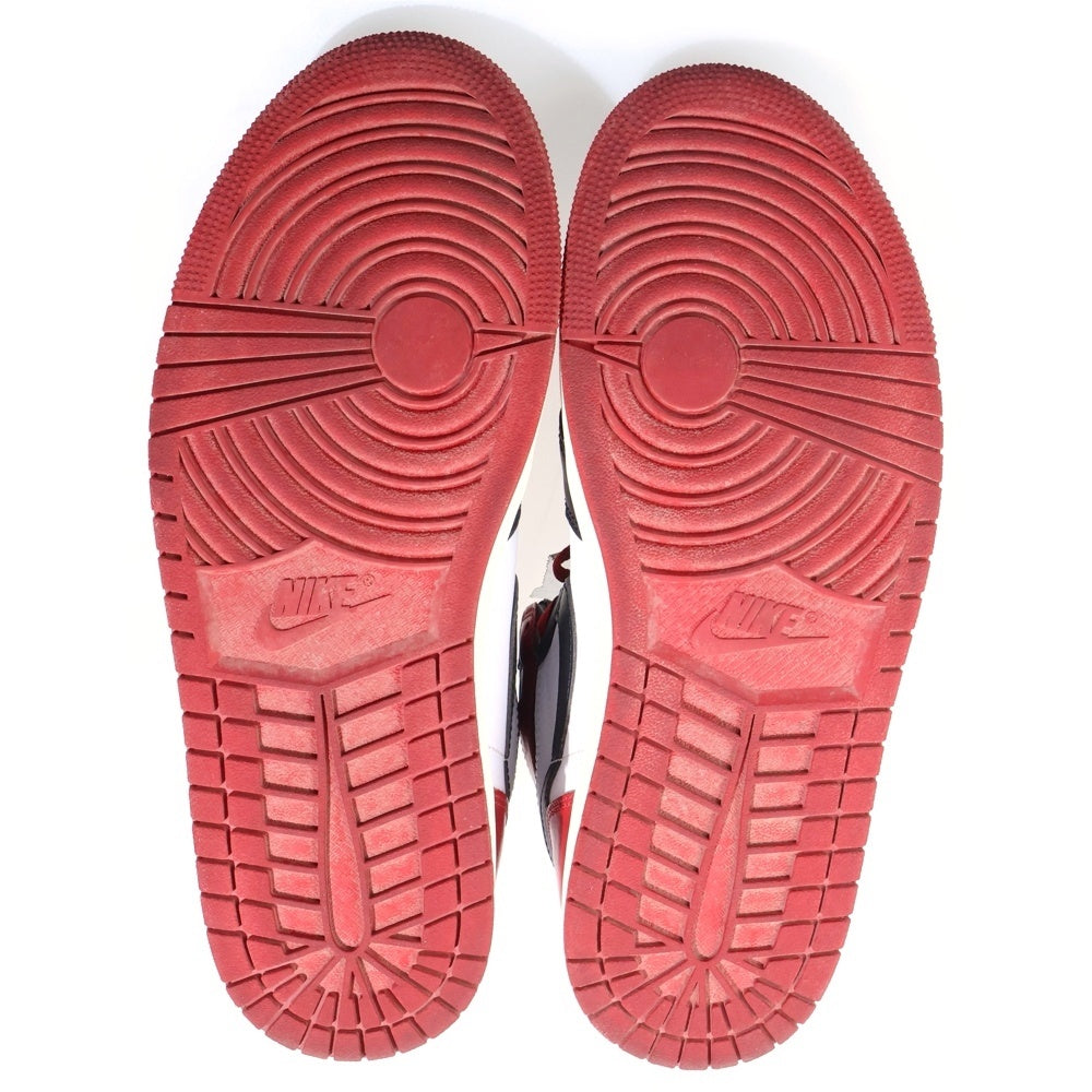 NIKE(ナイキ) AIR JORDAN 1 RETRO HIGH OG BLACK TOE REIMAGINED エアジョーダン1 レトロ OG ブラックトゥリイマジンド ハイカットスニーカー US9.5/27.5cm DZ5485-106