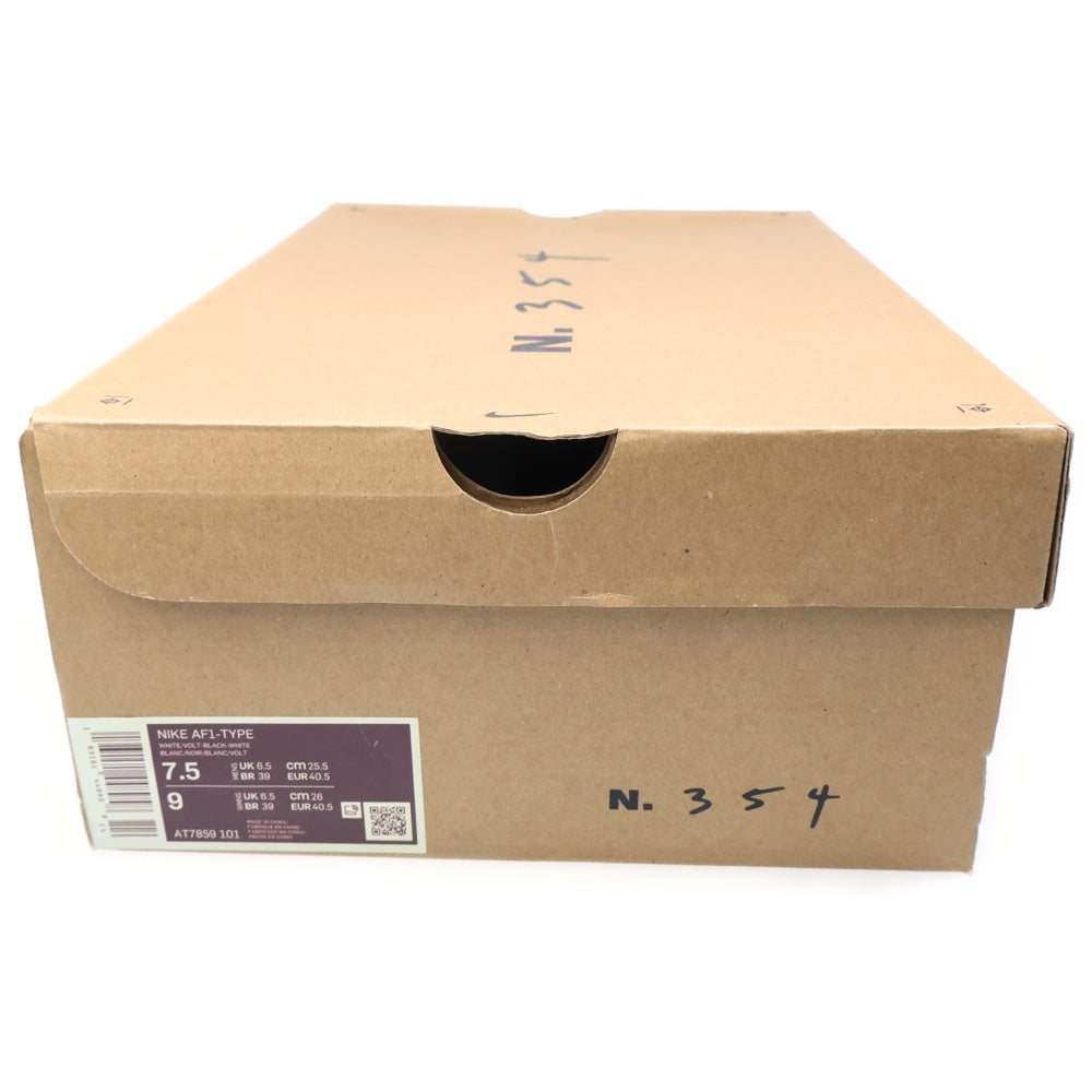 NIKE(ナイキ) AIR FORCE1 TYPE エアフォース1タイプ ローカットスニーカー US7.5/25.5cm ホワイト AT7859-101