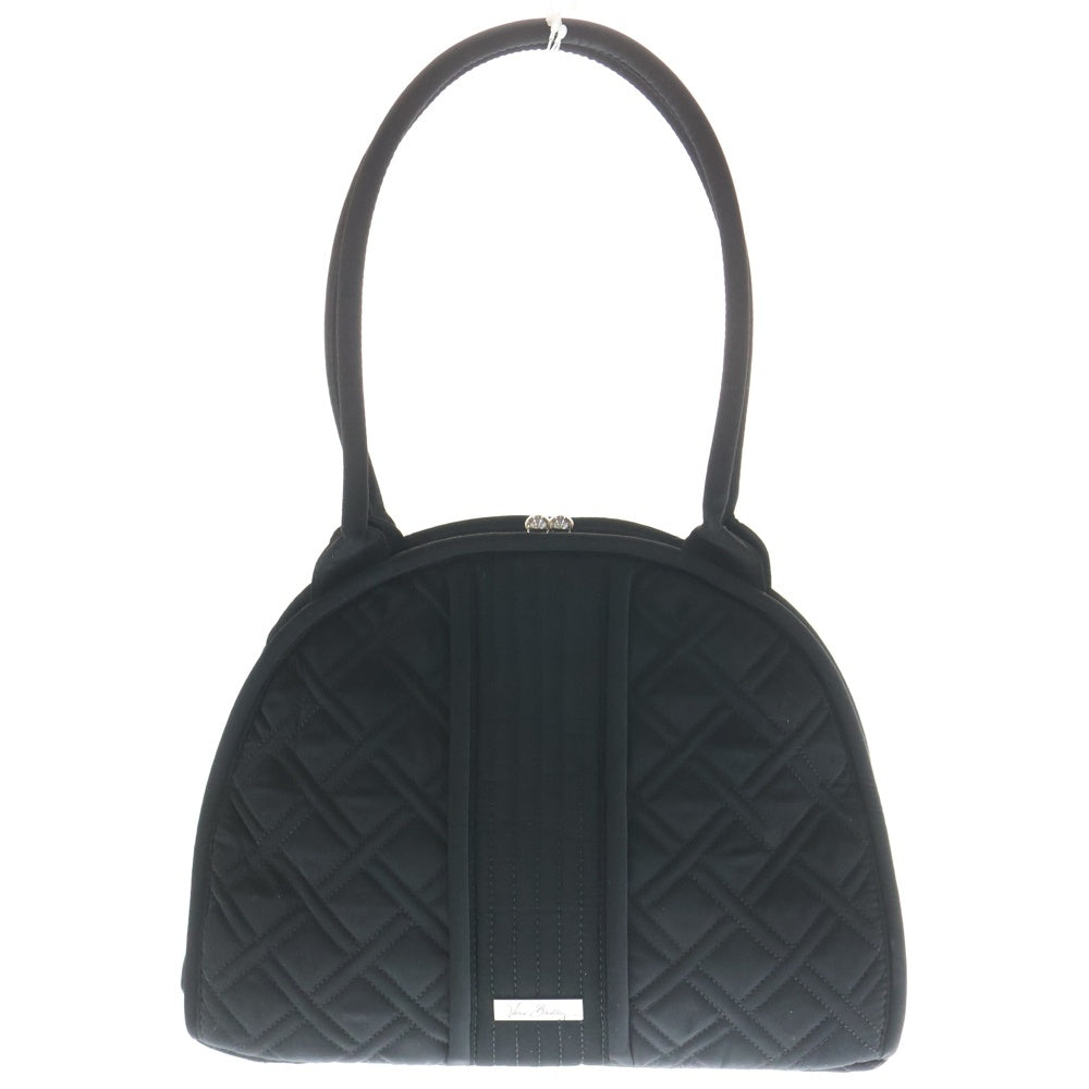 NO BRAND(ノーブランド) VERA BRADLAY ベラブラッドリー がま口 キルティングハンドバッグ ブラック レディース