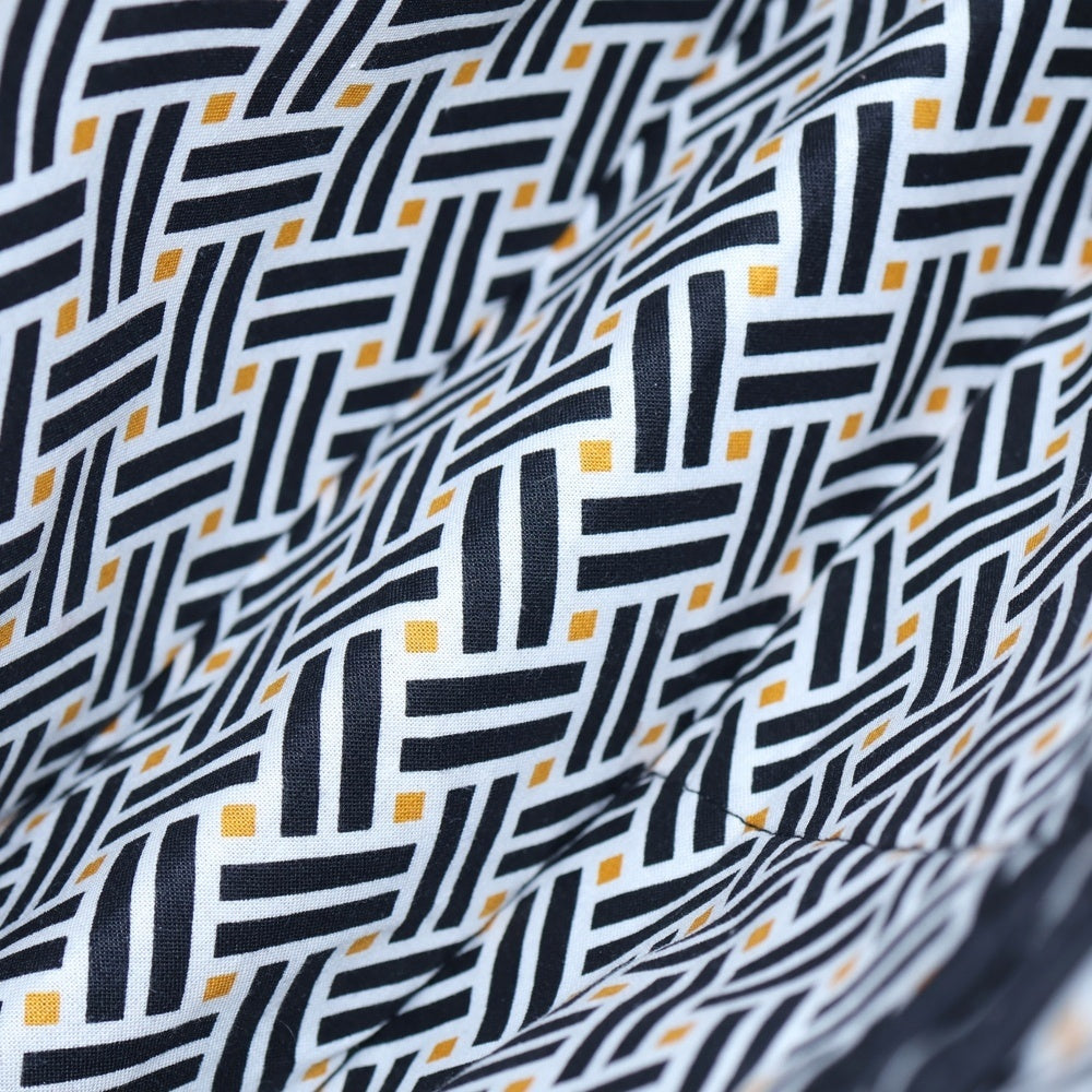 NO BRAND(ノーブランド) VERA BRADLAY ベラブラッドリー がま口 キルティングハンドバッグ ブラック レディース