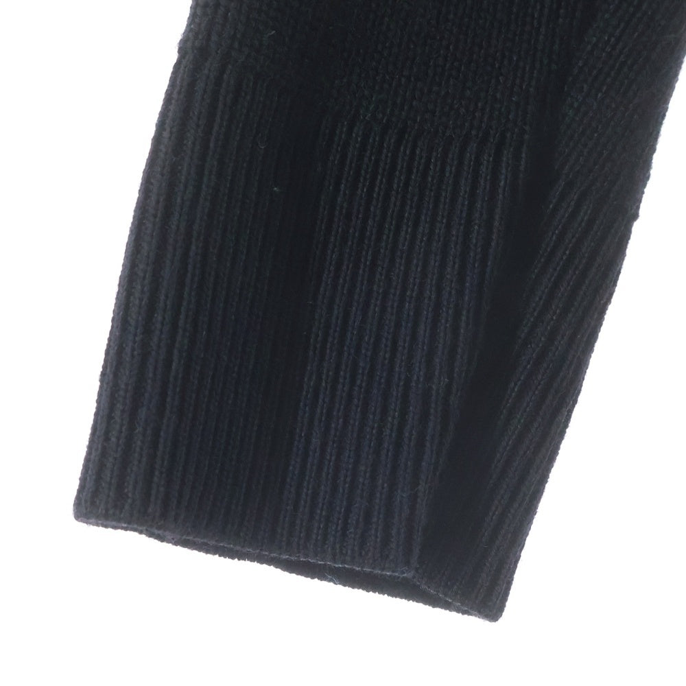 TATRAS(タトラス) 23AW HEIL ヒール ニット切り替え ジップアップ ナイロン ダウンジャケット ブラック MTSE23A4927-D