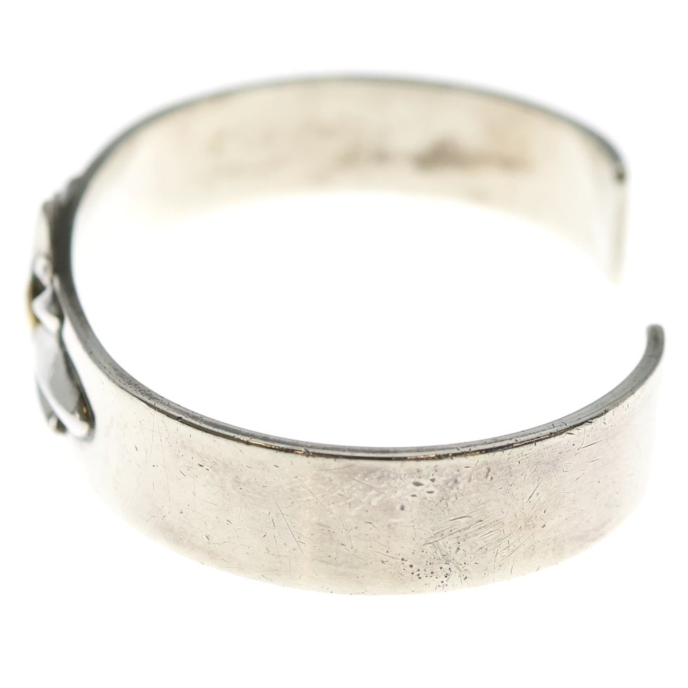 goro's(ゴローズ) GC-24付き平打ちバングル シルバー/ゴールド BGA112