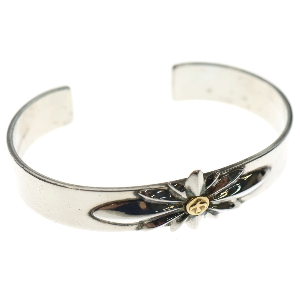 goro's(ゴローズ) GC-24付き平打ちバングル シルバー/ゴールド BGA112